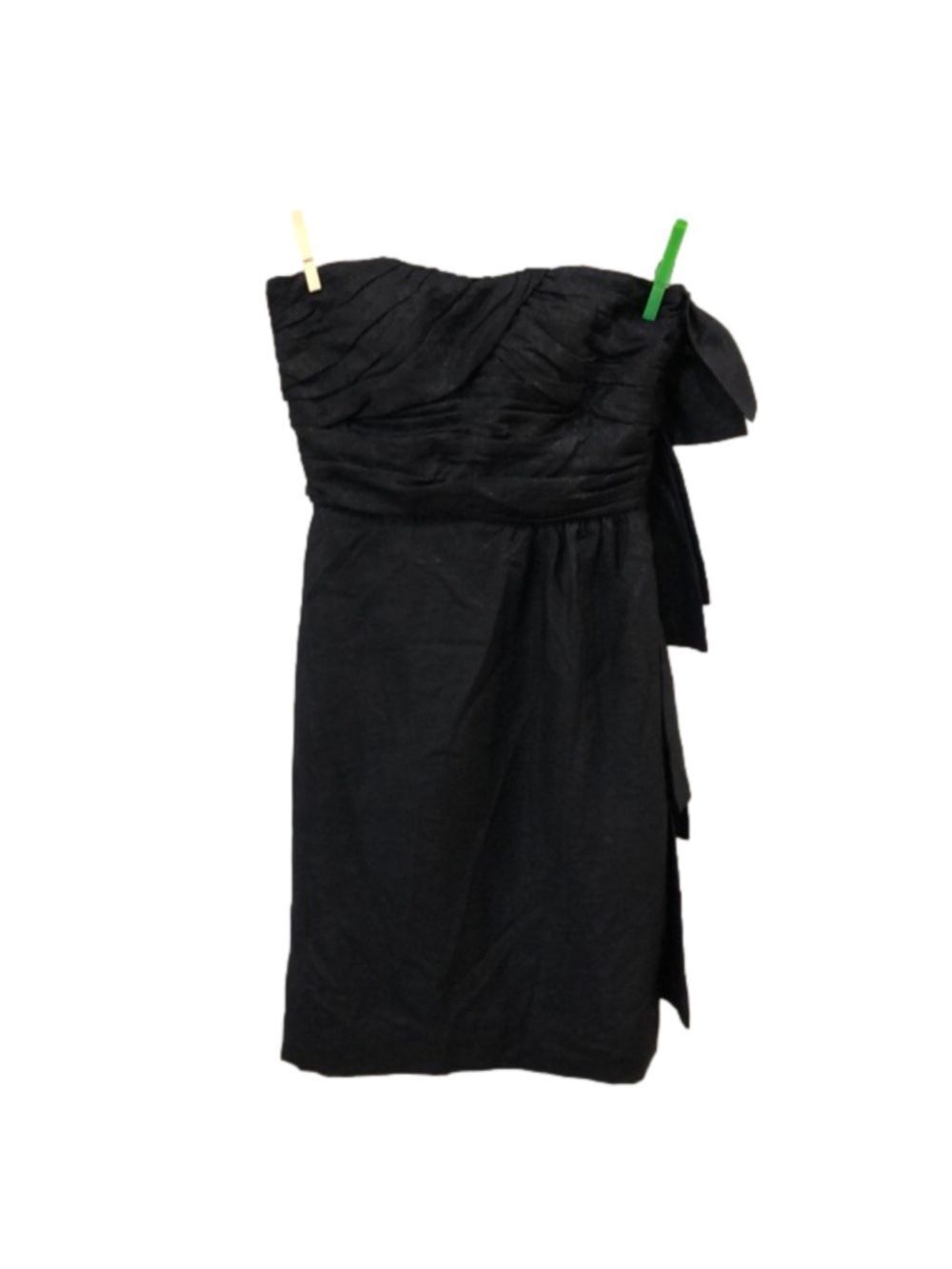 BCBGENERATION black, strapless, knee length cocktail/prom dress. NWT  Size 0